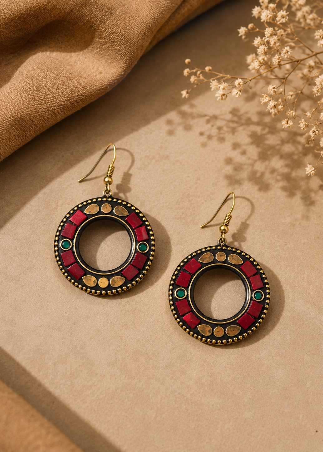 Rakta Chakra a fghani Earrings