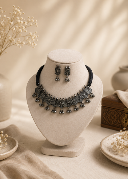 Kalo Phool Tribal Jewellery Set