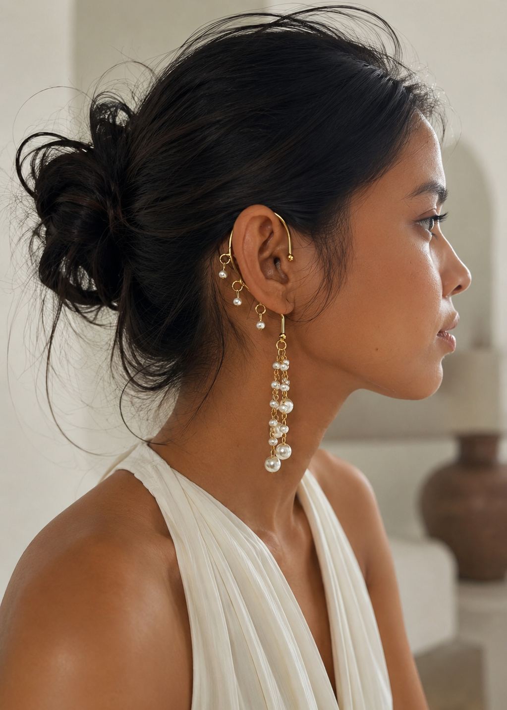 Moti Jharna Ear Cuff
