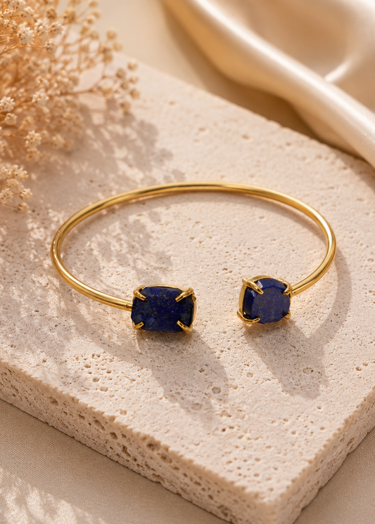 Celeste Lapis Cuff