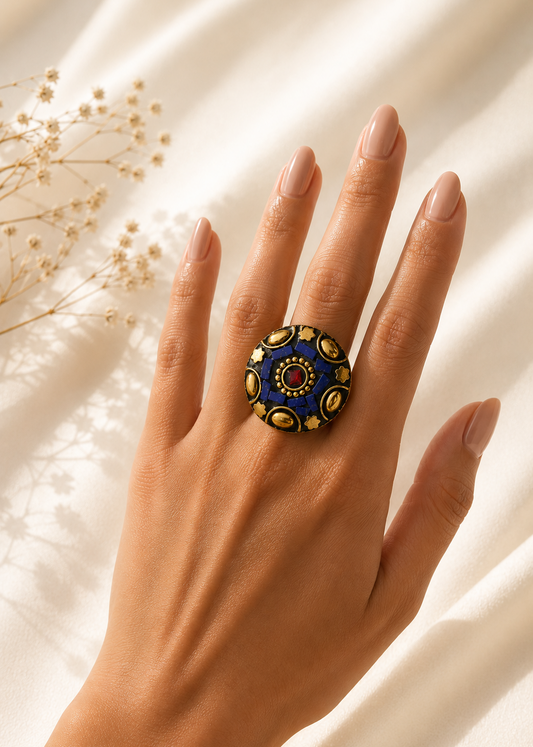 Sapphire Mosaic Ring