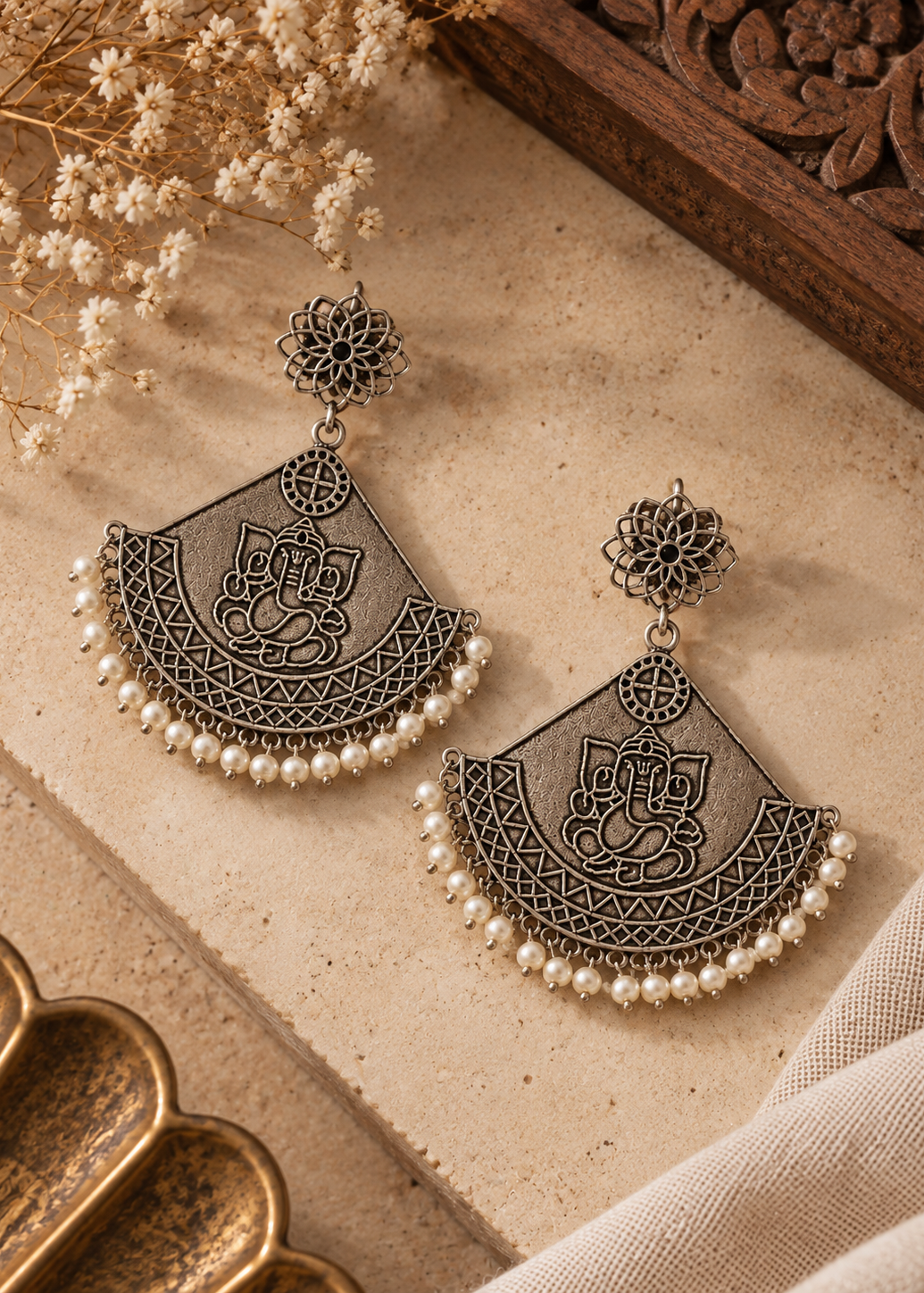 Eira Ganesha Earrings