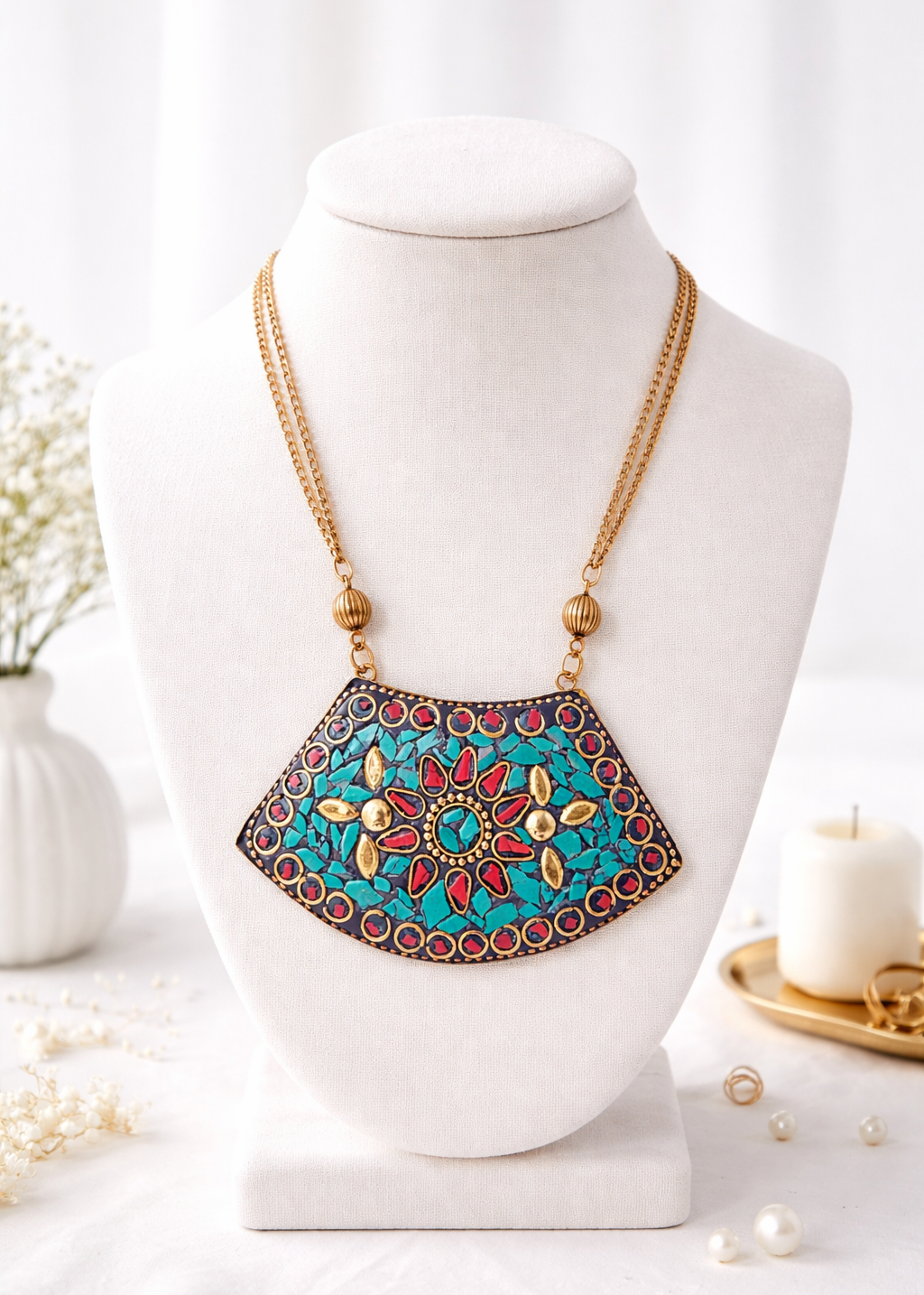 Noor Mosaic Neckpiece