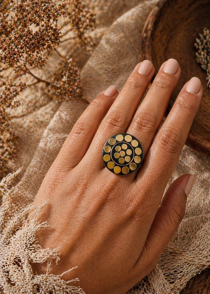 Zuri Polka Statement Ring