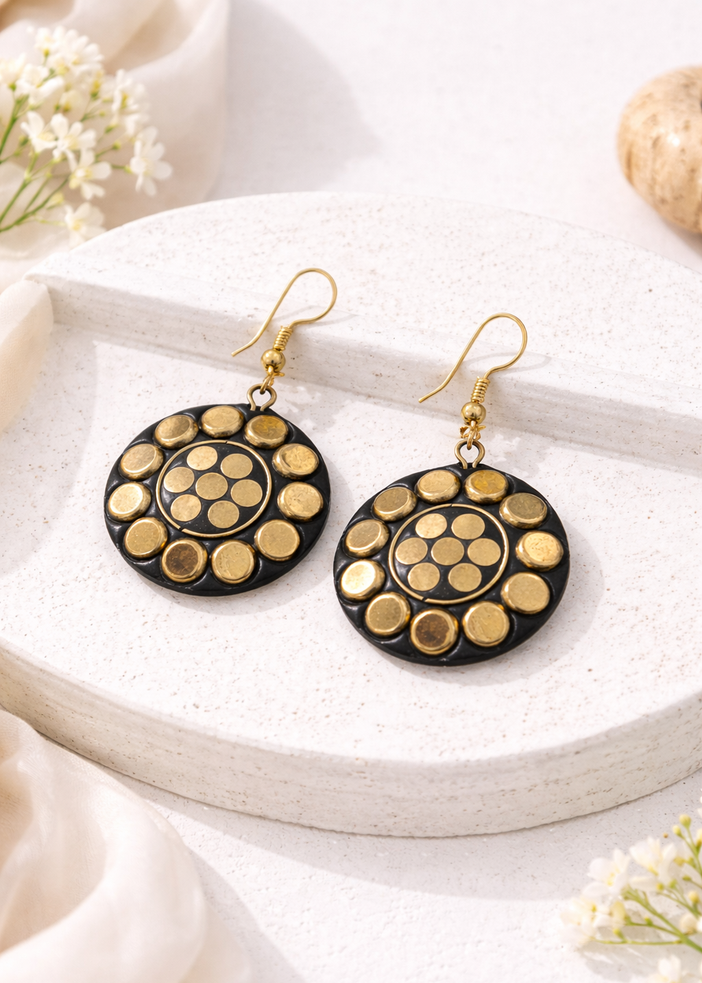 Zuri Polka Afghani Earrings