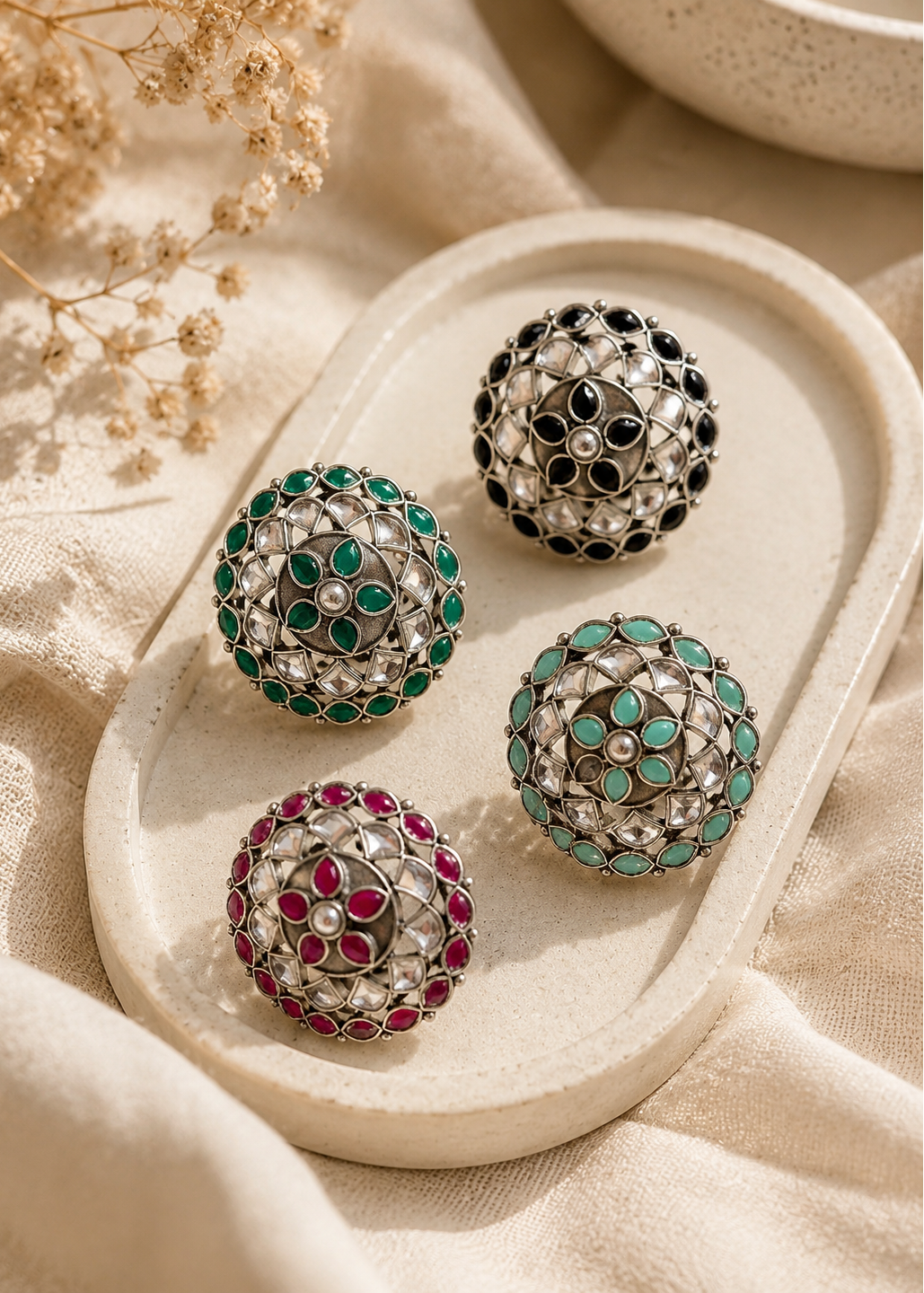 Meher Dome Rings
