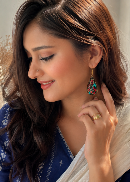 Ruhani Rang Afghani Earring