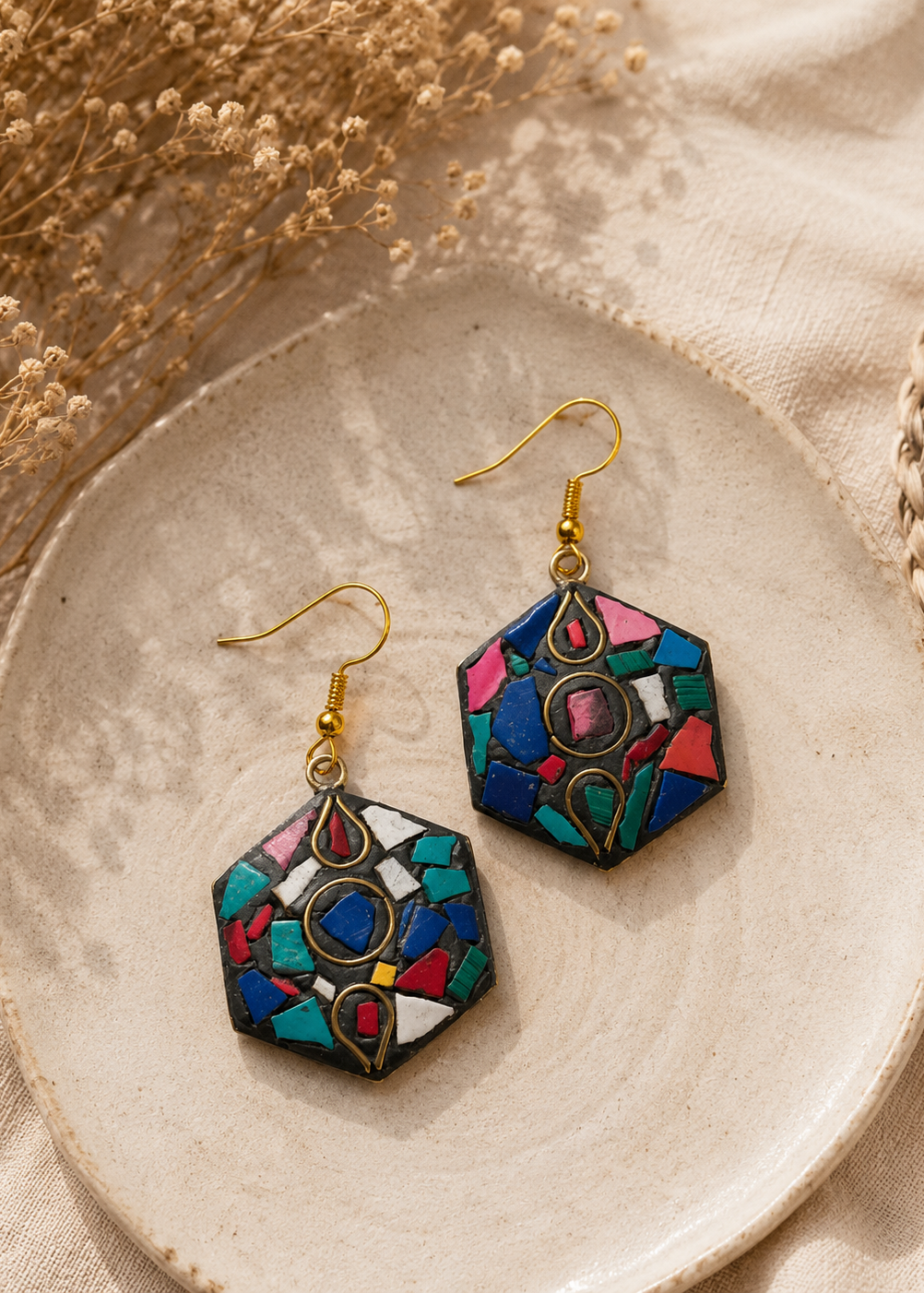 Rangrez Afghani Earrings