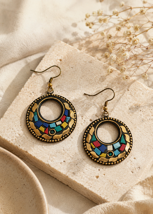 Rangmahal Afghanni Earrings