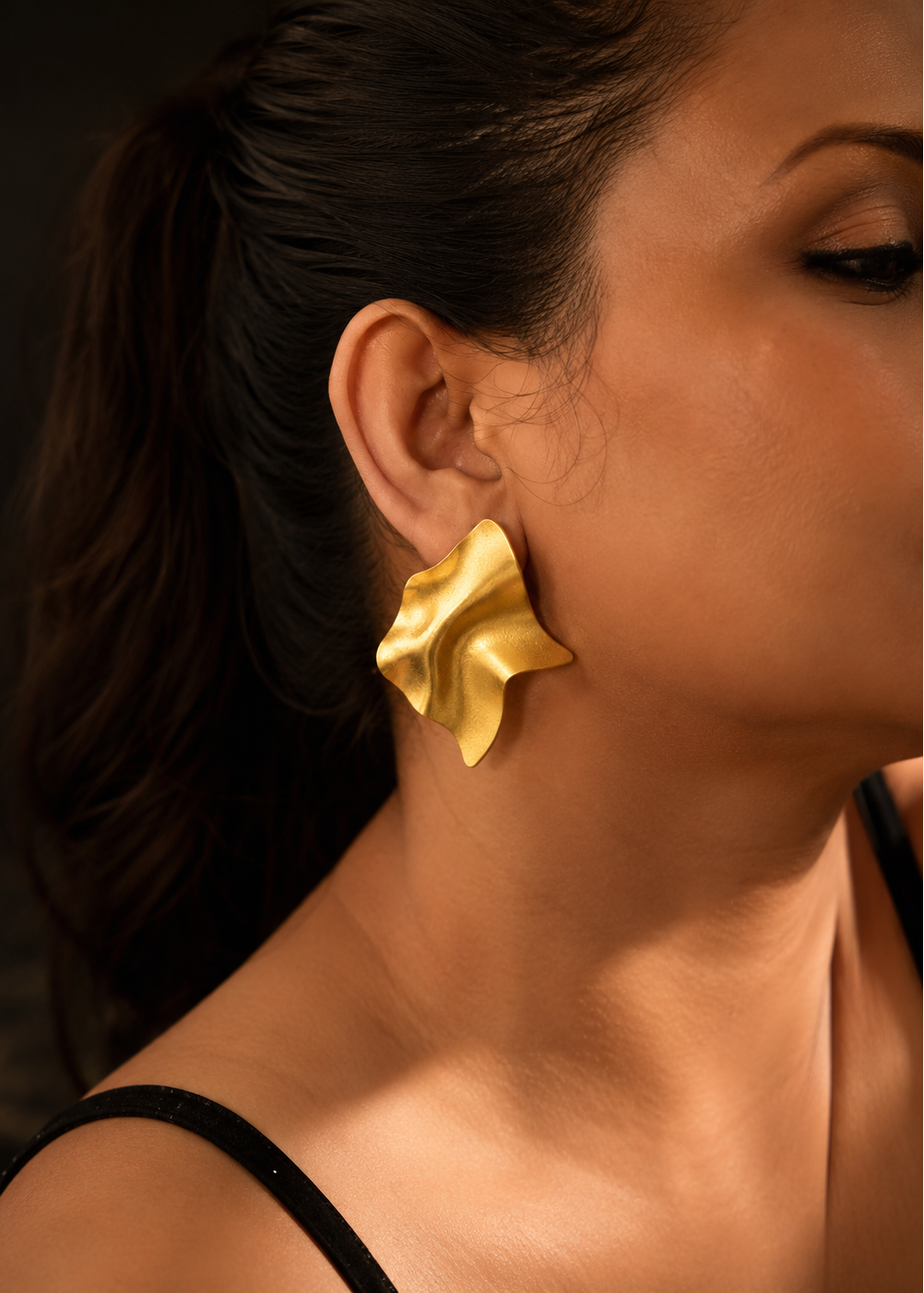 Sun Fold Ear Rings