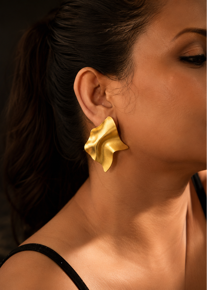 Sun Fold Ear Rings