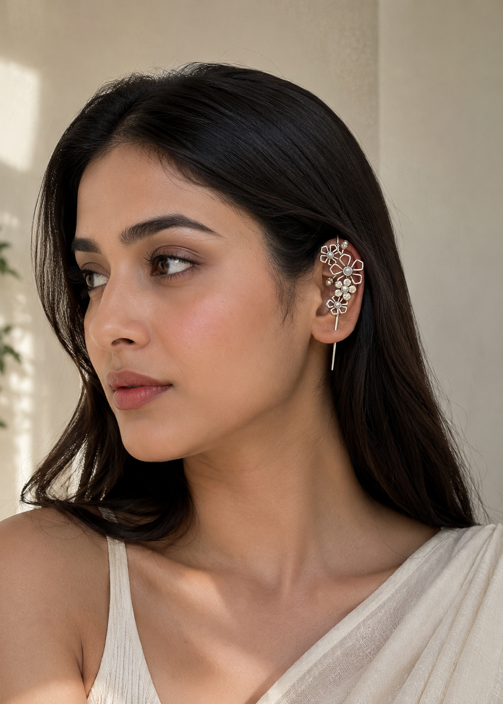 Blossom Trail Ear Pin
