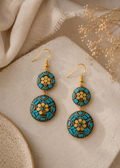 Neel Safar Afghani Earrings