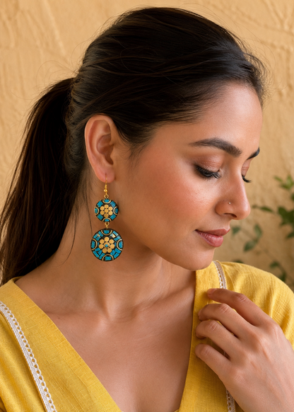 Neel Safar Afghani Earrings