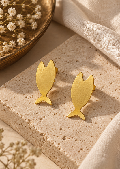 Fiska Gold Studs