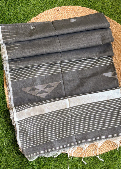 Chandrika Stripes - Charcoal Dust