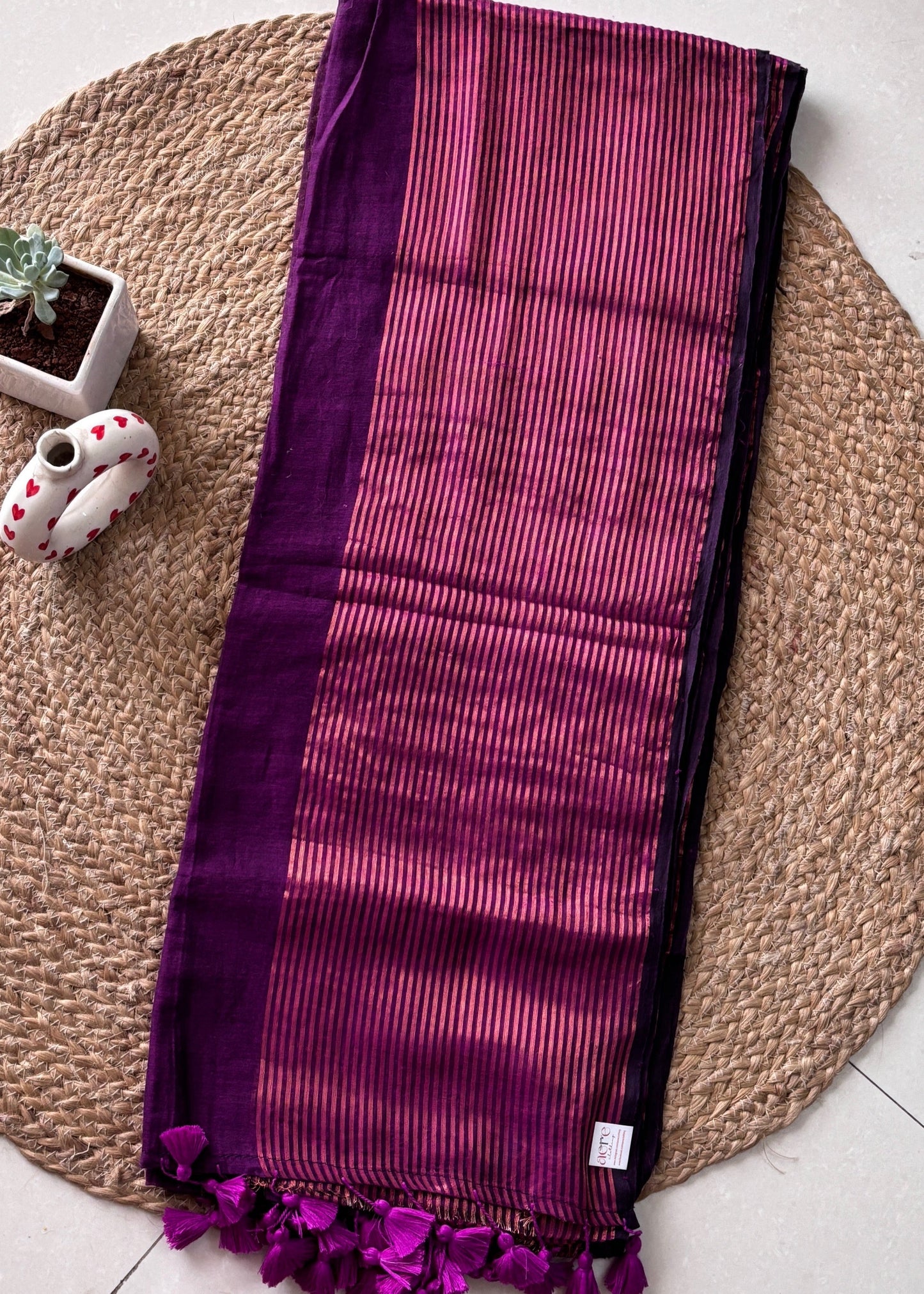 Jamini Tara Mul Cotton Saree