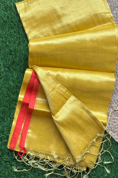 Raga Tissue - Golden Yellow & Red