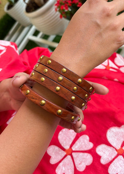 Rustic Aura Bangle Stack