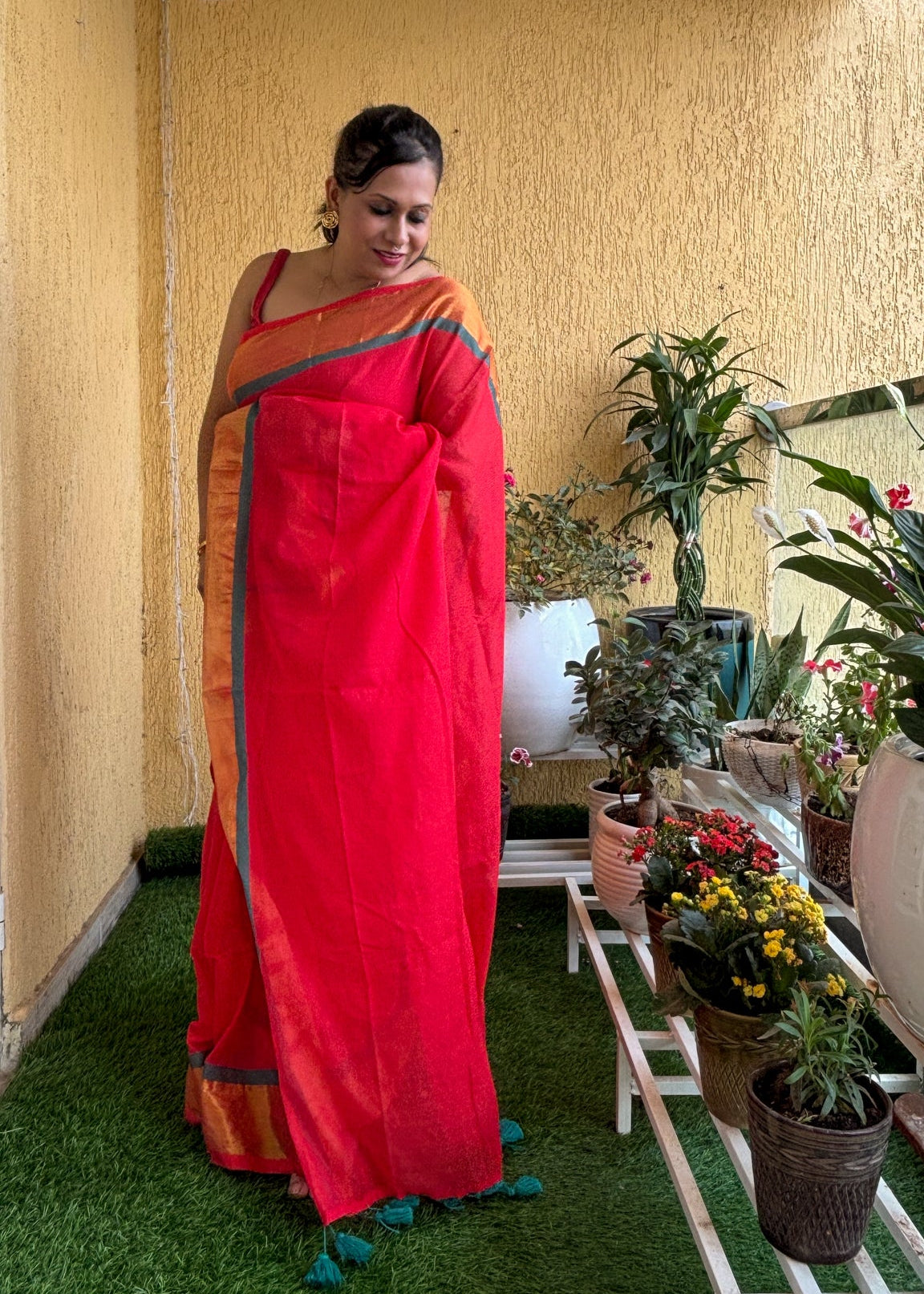 Ahalya Mul Cotton Saree