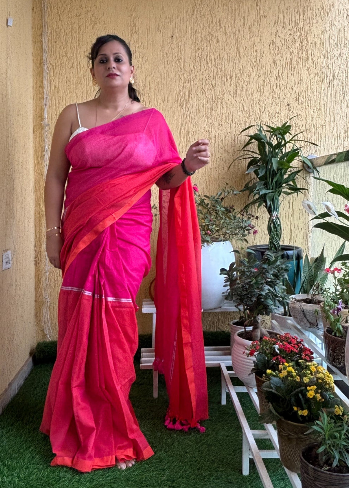 Ranga Prabha Mul Cotton Saree