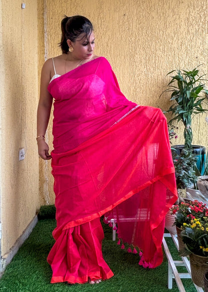 Ranga Prabha Mul Cotton Saree