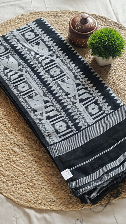 Black Jamdani