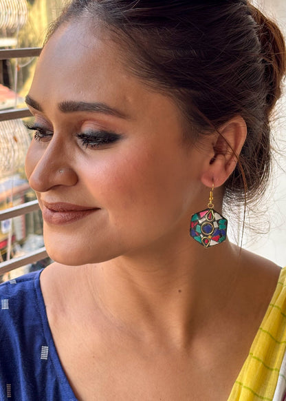 Rangrez Afghani Earrings