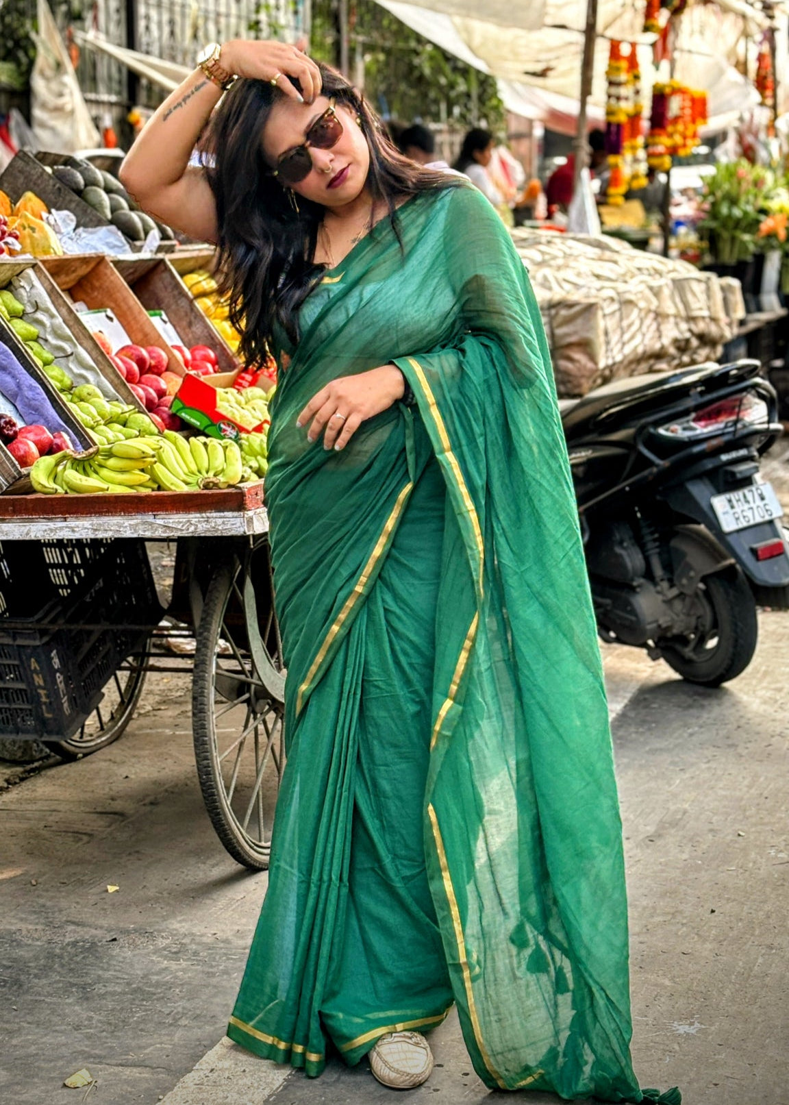 Harini Mul Cotton Saree