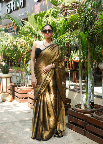 Ginnie Gold Tissue Saree