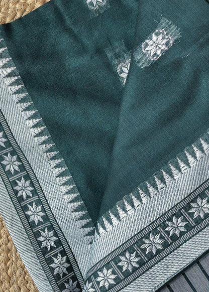 Iravati Handloom Dark Green