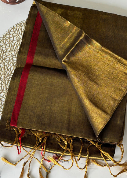 Raga Tissue - Golden & Maroon