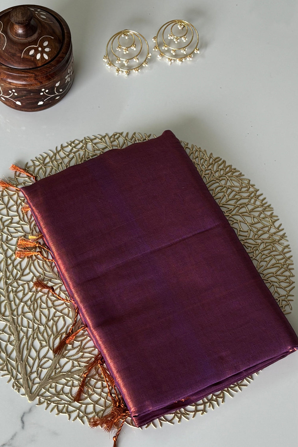 Raga Tissue - Plum Bronze