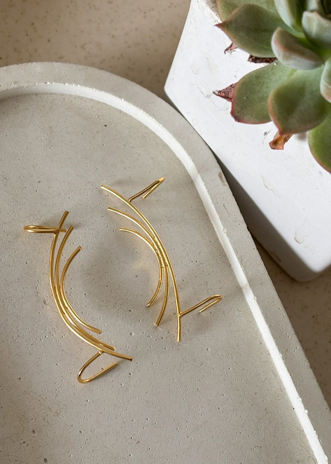 Zaria Handmade Brass Ear Cuff