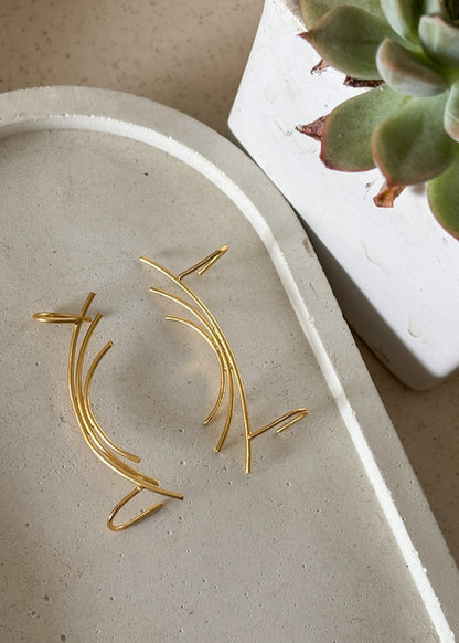 Zaria Handmade Brass Ear Cuff