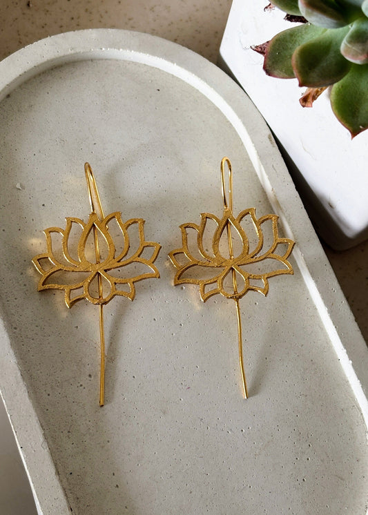Padma Handmade Brass Ear Pin