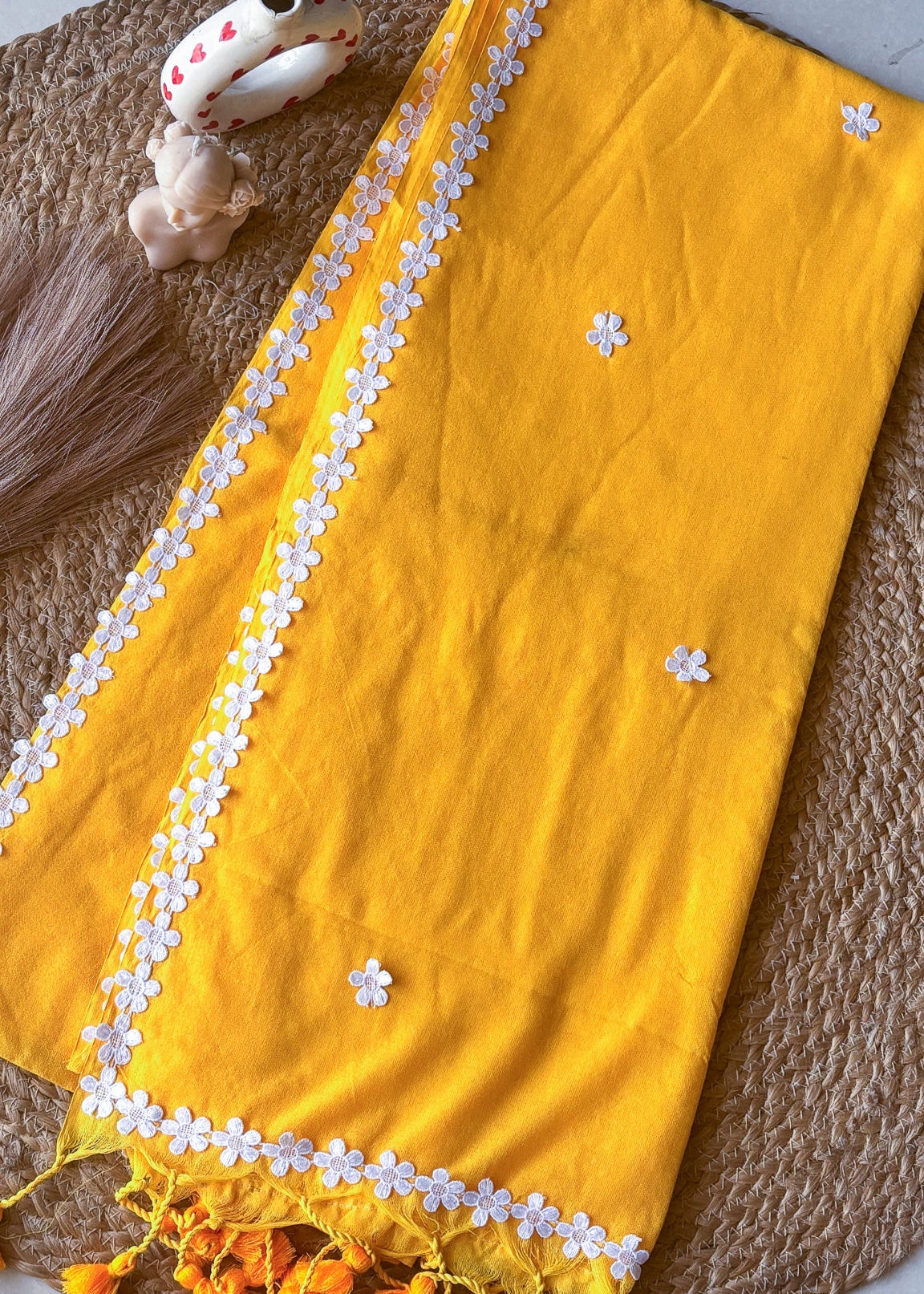 Nayantara Khadi Yellow