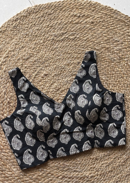 Kalindi Paisley Cotton Blouse