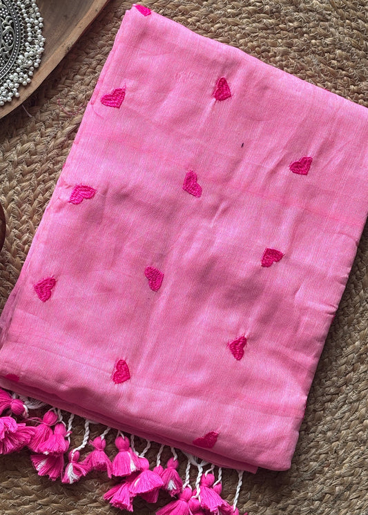 Pink Love Khadi