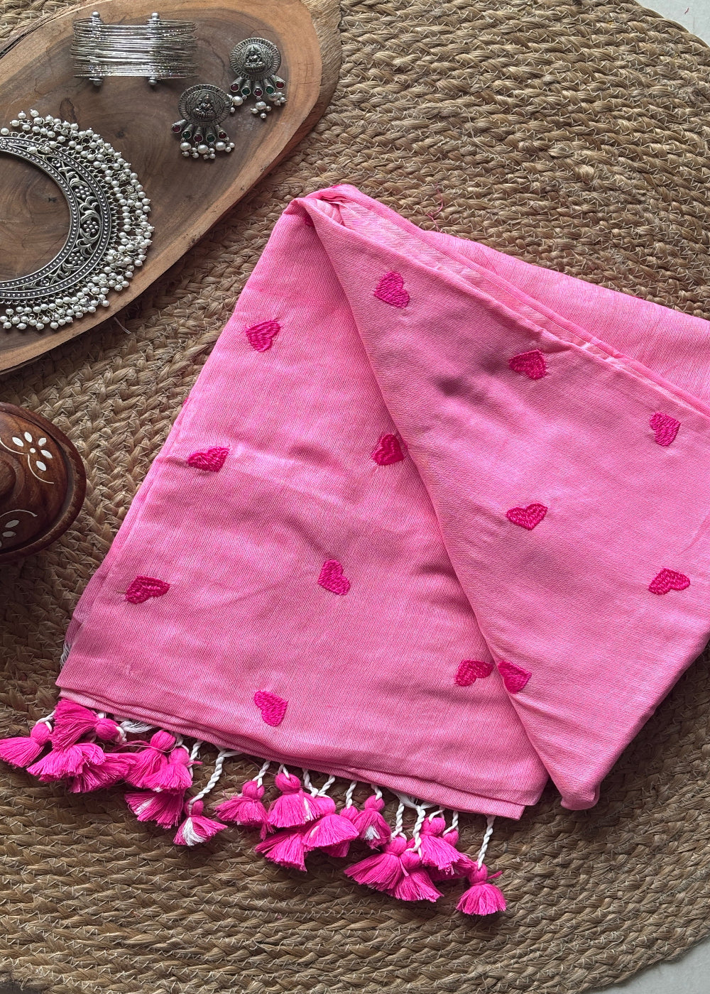 Pink Love Khadi
