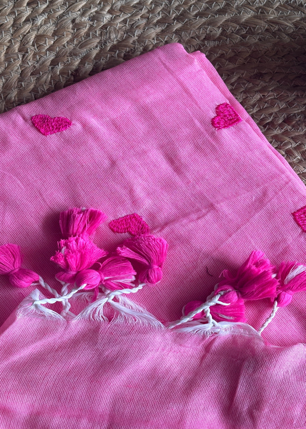 Pink Love Khadi