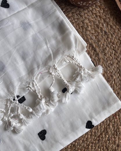 Love Khadi White & Black