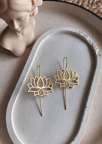 Padma Handmade Brass Ear Pin