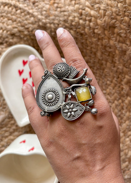 Riti Statement Fusion Ring