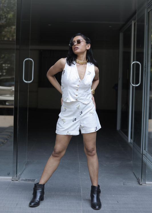 Vest & Petal Co Ord