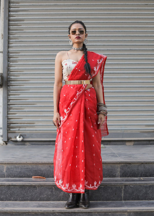 Quirky Naari Jamdani