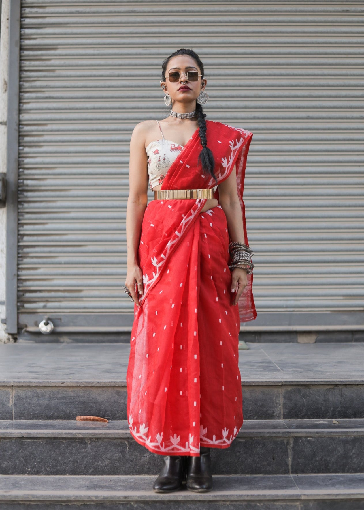 Quirky Naari Jamdani