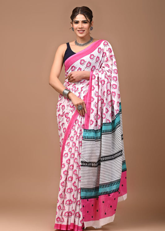 Lion Mul Saree